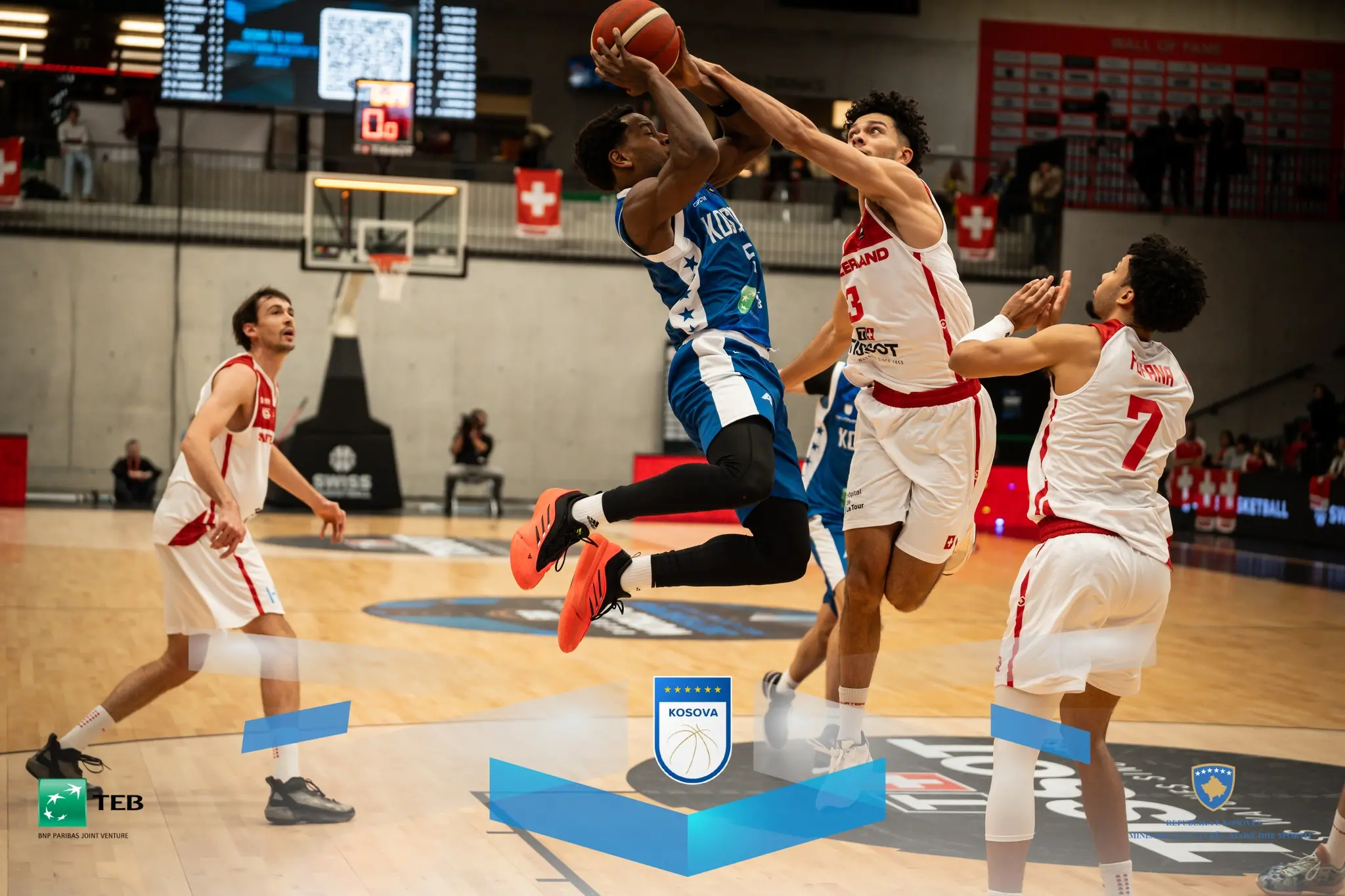 Pamje nga ndeshja Zvicra-Kosova